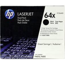 Заправка картриджа HP 64X black CC364X